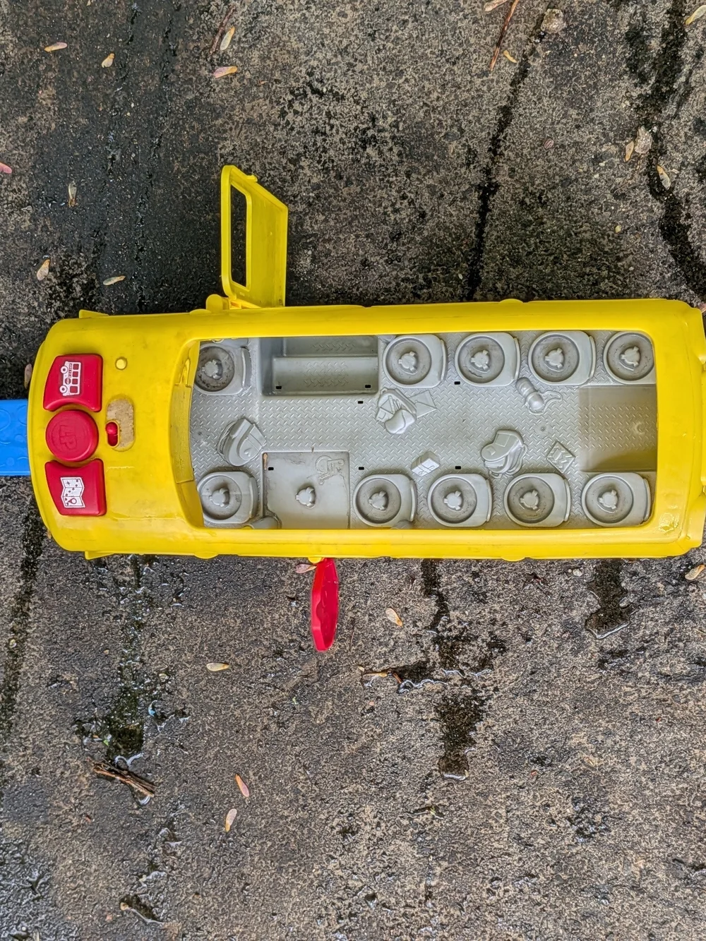 Yellow Toy School Bus Pull-Along for Kids